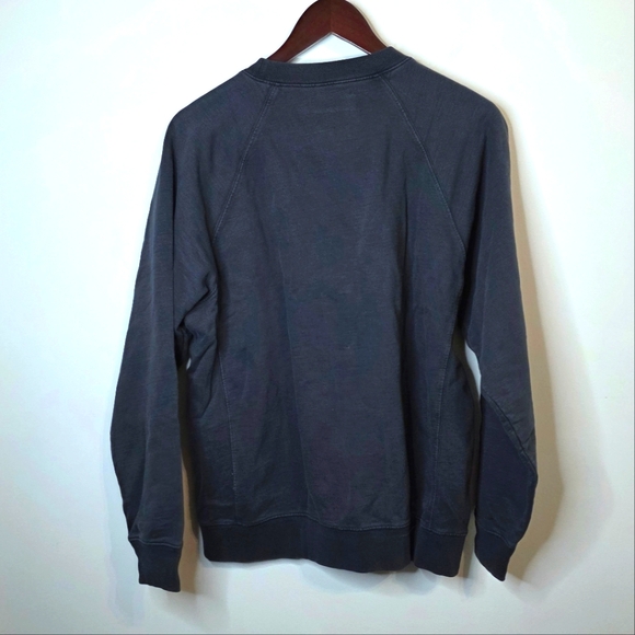 Only NY Charcoal Faded Black Crewneck Sweatshirt Size Small - Picture 5 of 8